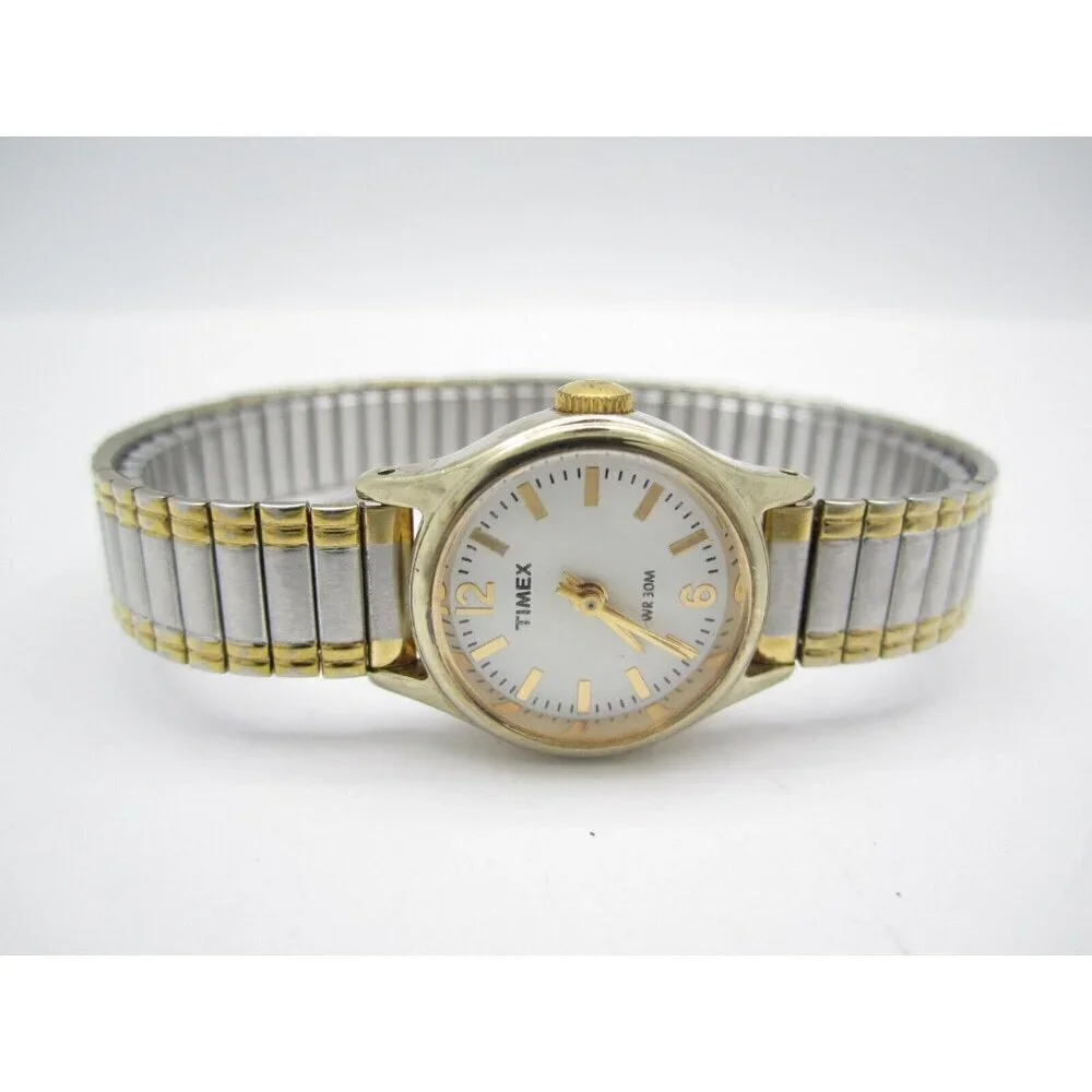 Women Timex Quartz WR Analog 19mm Round Watch (H619) 